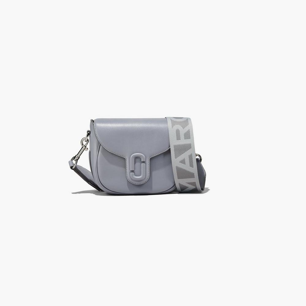 Alforjas Marc Jacobs J Marc Small Mujer Gris | WOUS-53764