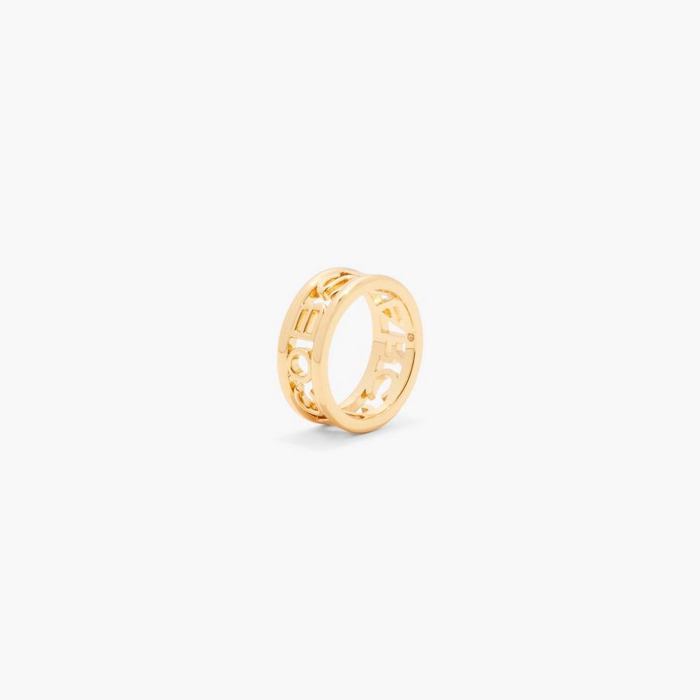 Anillos Marc Jacobs Monogram Mujer Doradas | ORQH-14826