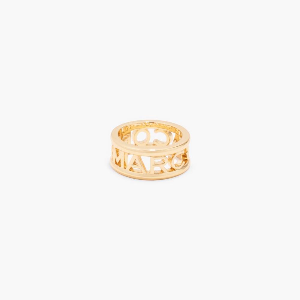 Anillos Marc Jacobs Monogram Mujer Doradas | ORQH-14826