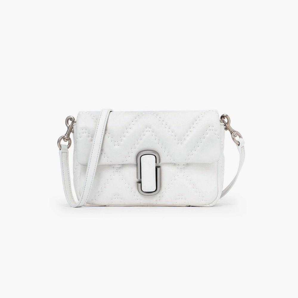 Bolsa De Hombro Marc Jacobs Acolchado Leather J Marc Mujer Blancas | BAVI-61394