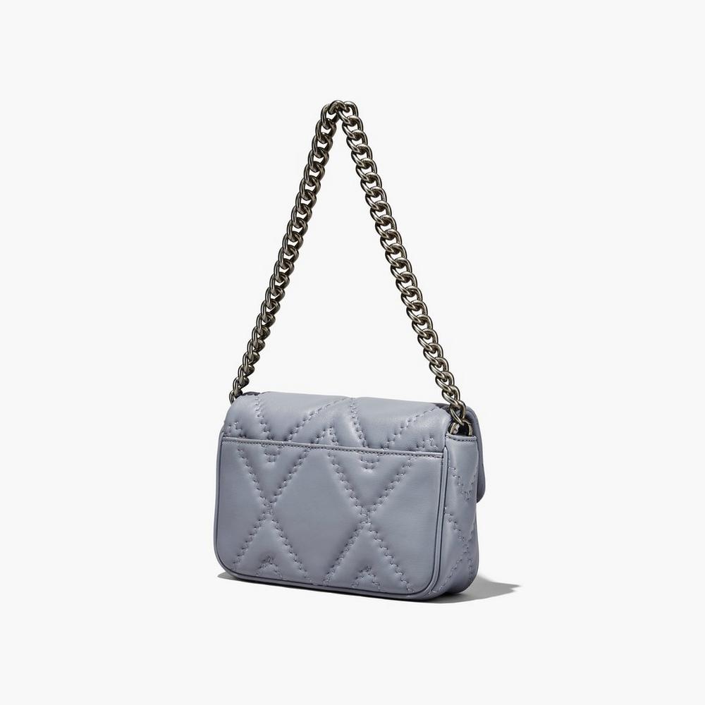 Bolsa De Hombro Marc Jacobs Acolchado Leather J Marc Mujer Gris | MWDC-54031