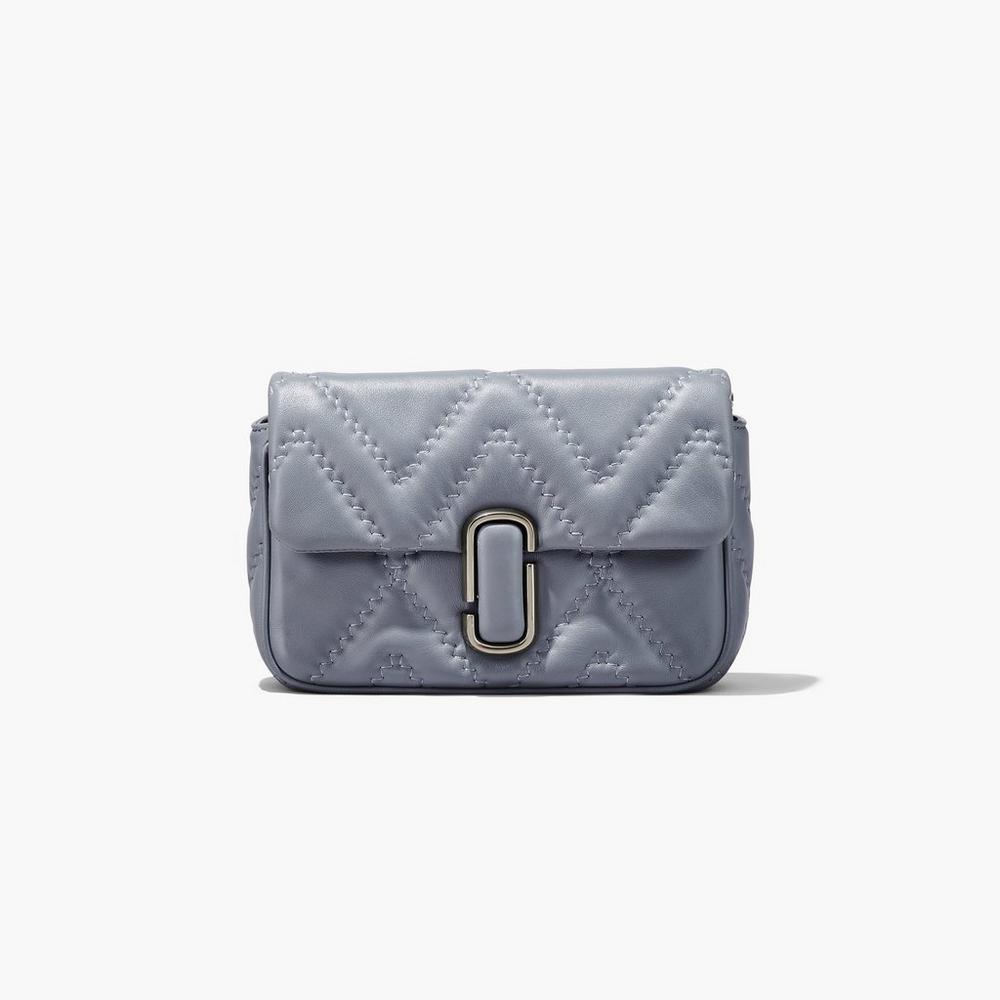 Bolsa De Hombro Marc Jacobs Acolchado Leather J Marc Mujer Gris | MWDC-54031