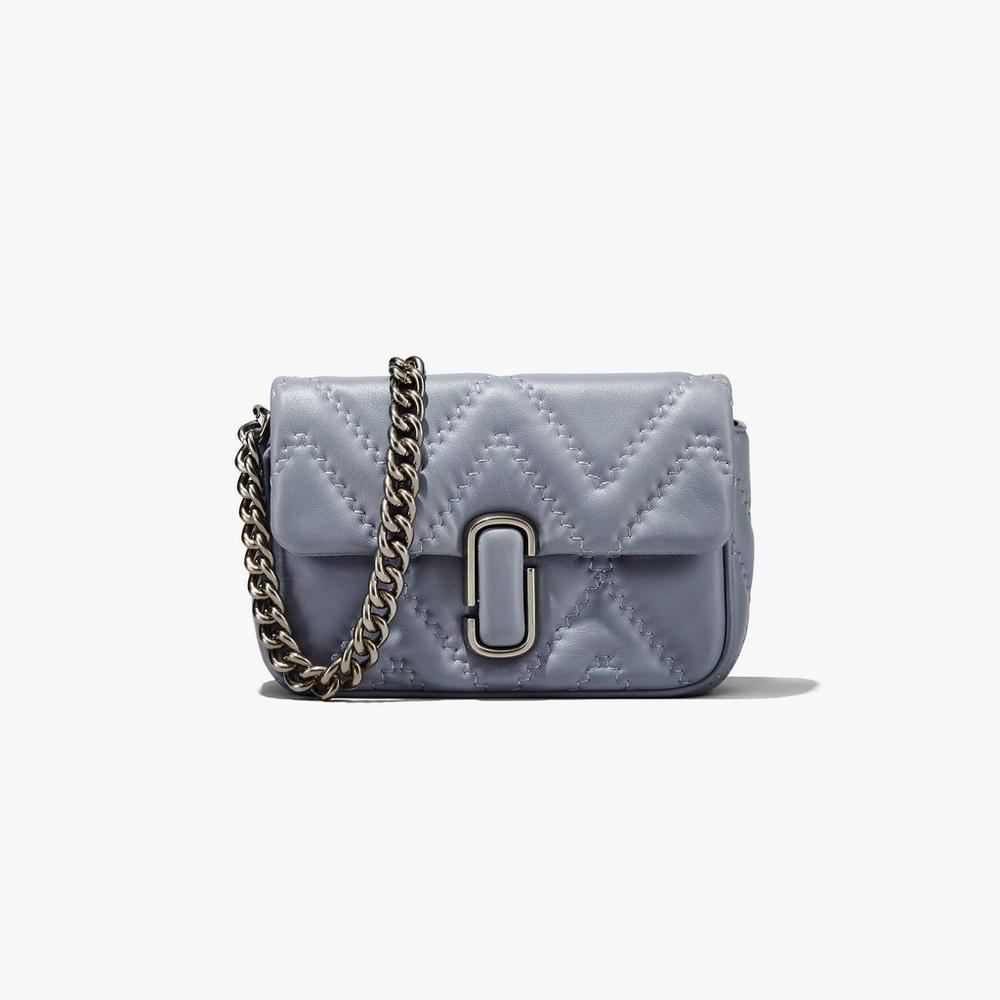 Bolsa De Hombro Marc Jacobs Acolchado Leather J Marc Mujer Gris | MWDC-54031