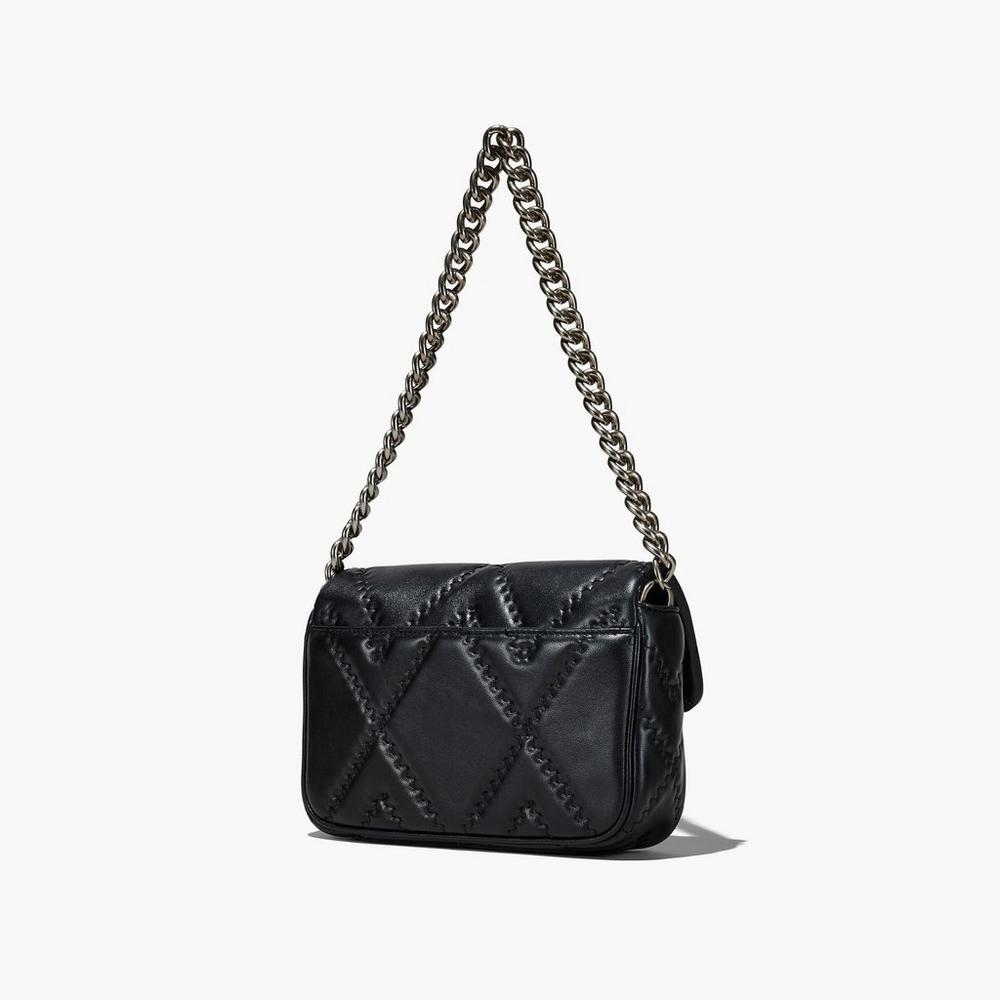 Bolsa De Hombro Marc Jacobs Acolchado Leather J Marc Mujer Negras | QCDR-74583