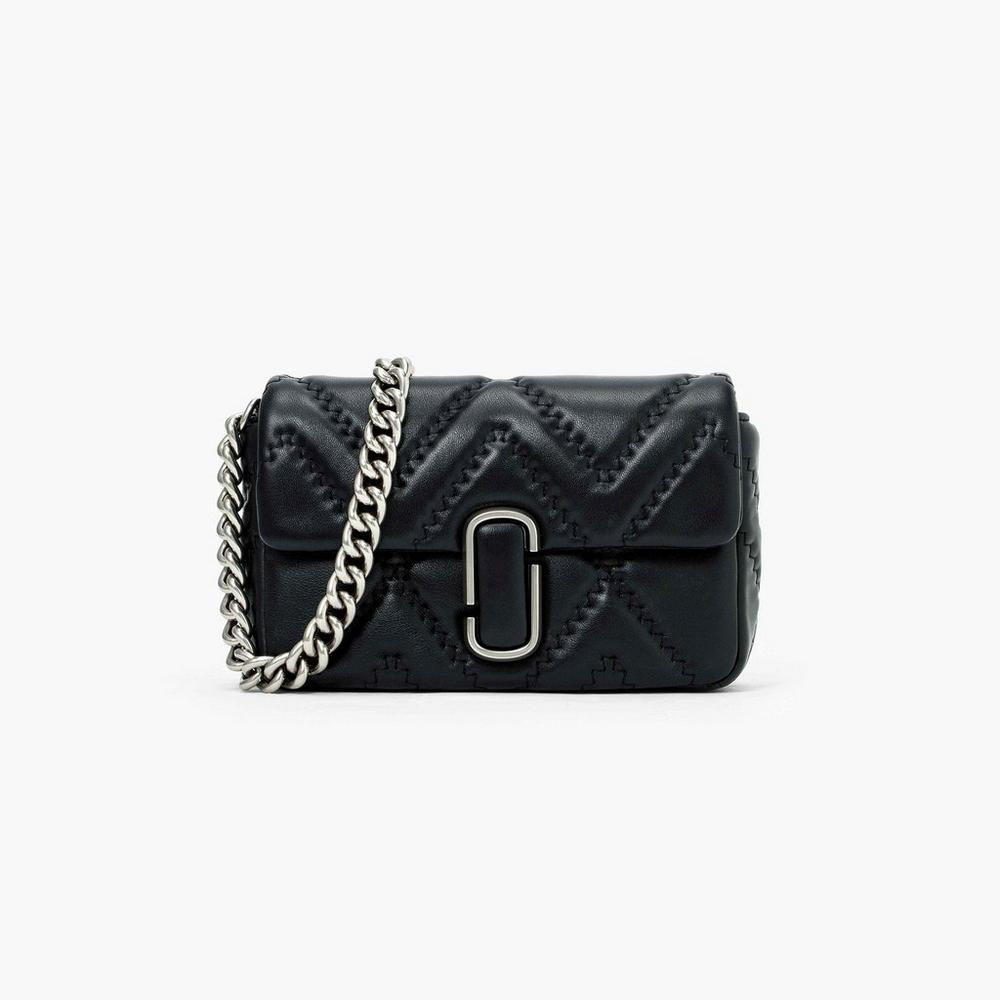 Bolsa De Hombro Marc Jacobs Acolchado Leather J Marc Mujer Negras | QCDR-74583