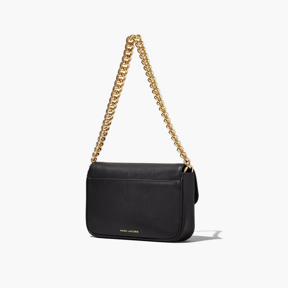 Bolsa De Hombro Marc Jacobs J Marc Soft Mujer Negras | COPJ-28140