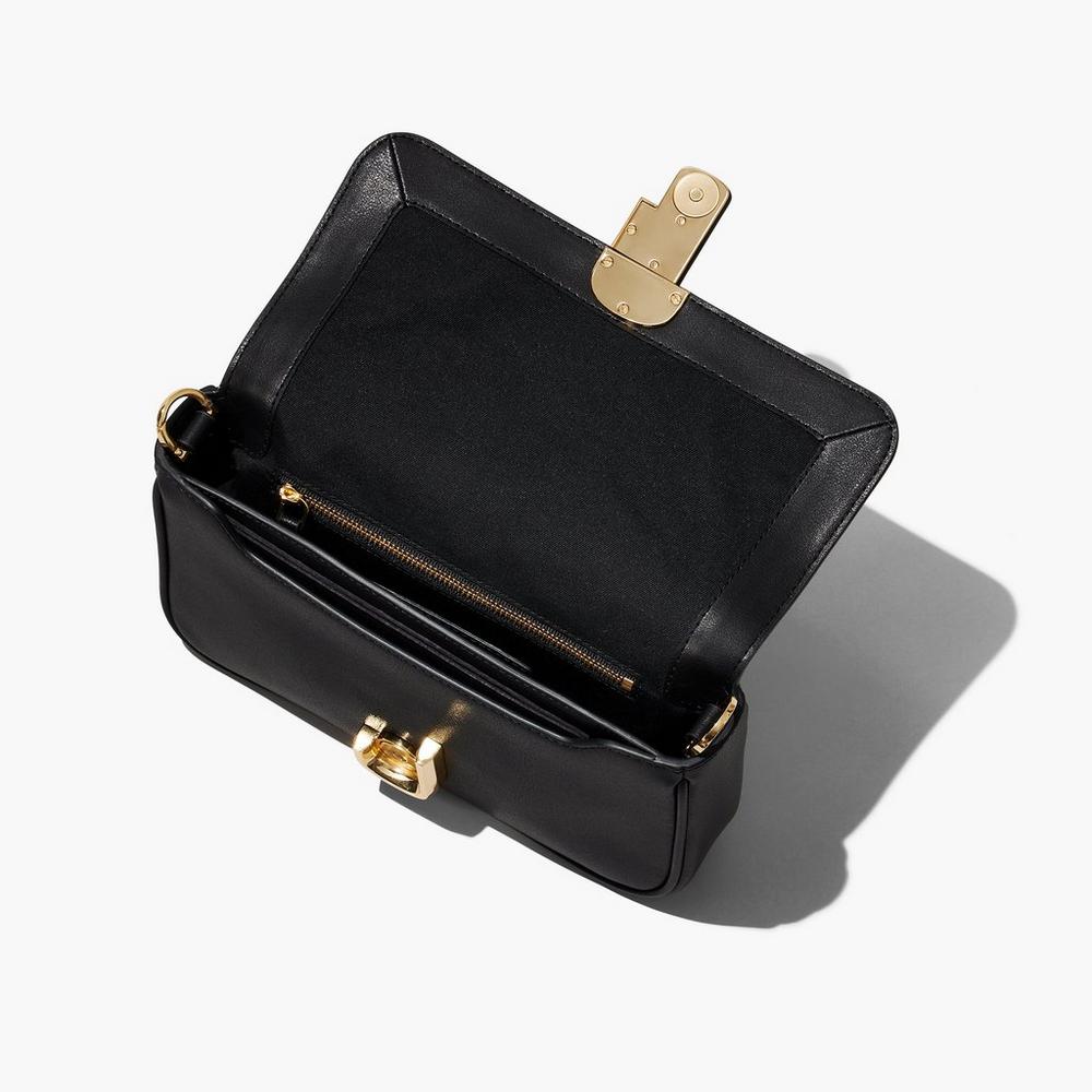 Bolsa De Hombro Marc Jacobs J Marc Soft Mujer Negras | COPJ-28140