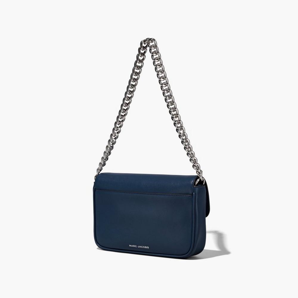 Bolsa De Hombro Marc Jacobs J Marc Soft Mujer Azules | VYKG-61738