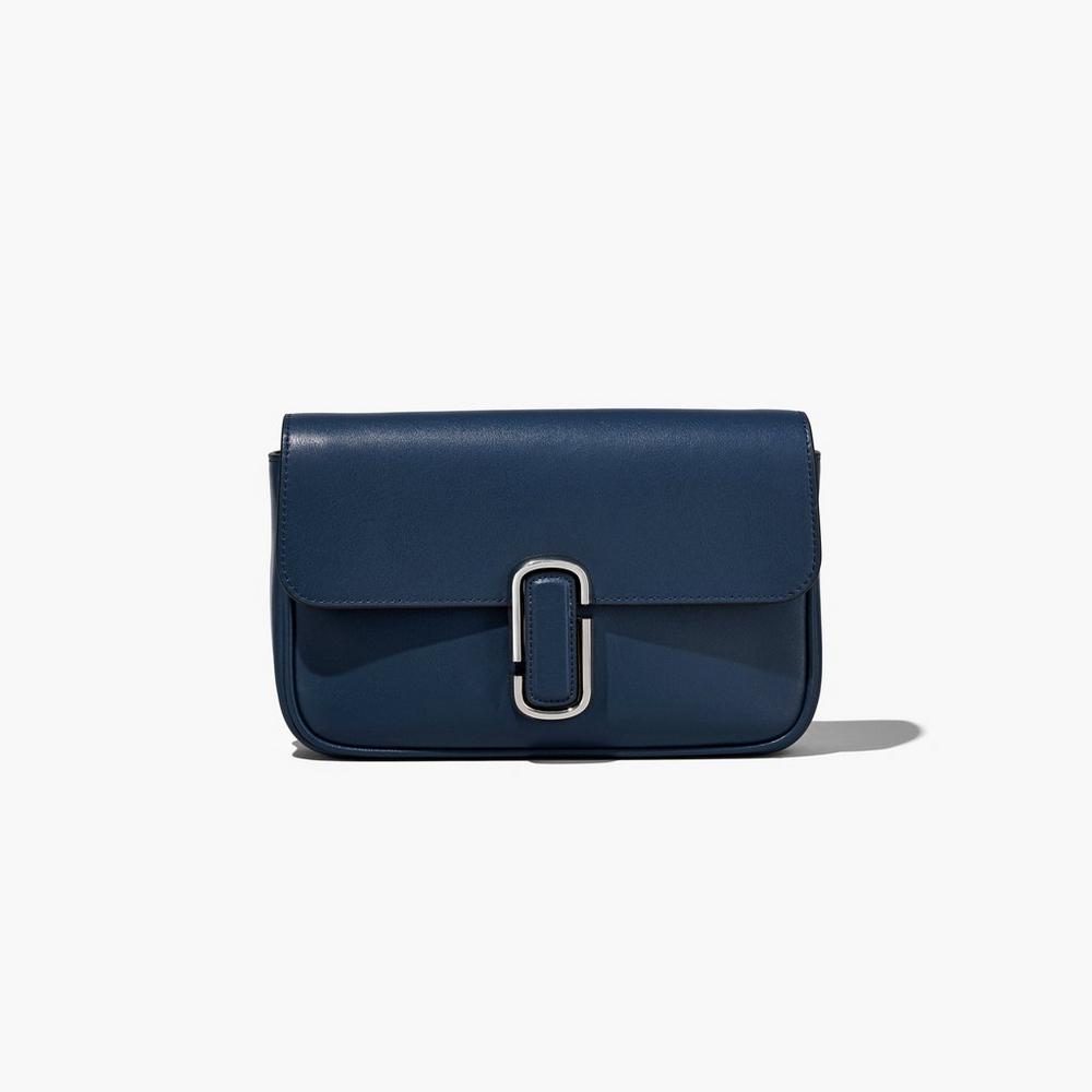 Bolsa De Hombro Marc Jacobs J Marc Soft Mujer Azules | VYKG-61738