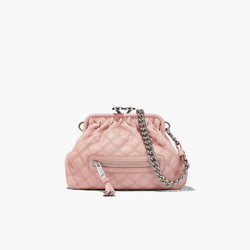 Bolsa De Hombro Marc Jacobs Re-Edition Acolchado Leather Little Mujer Rosas | YSDO-86543