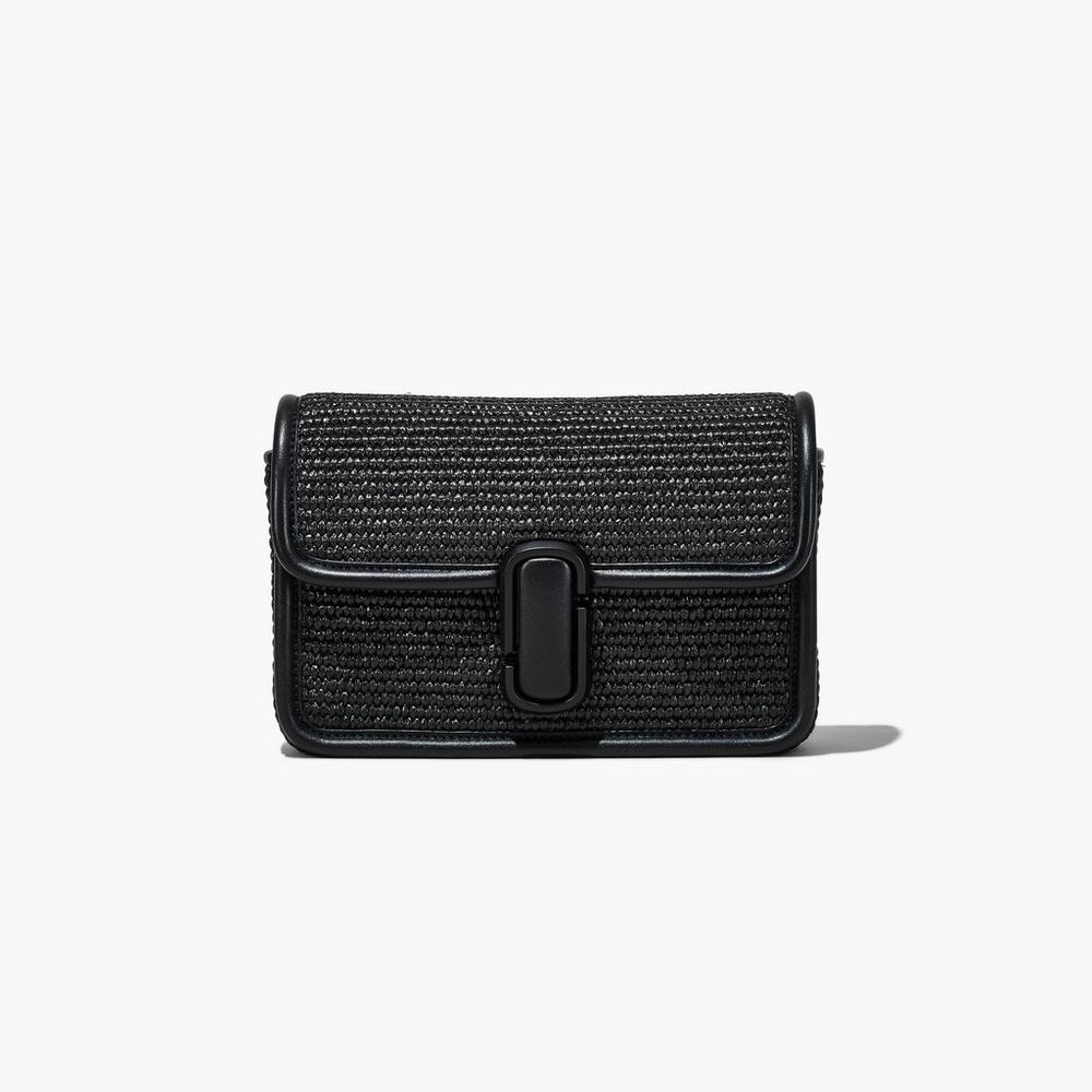 Bolsa De Hombro Marc Jacobs Woven J Marc Mujer Negras | KFOR-73190