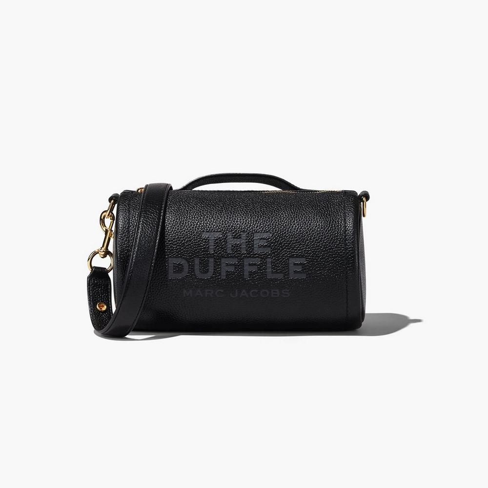 Bolsa Duffle Marc Jacobs Leather Mujer Negras | GIET-18754