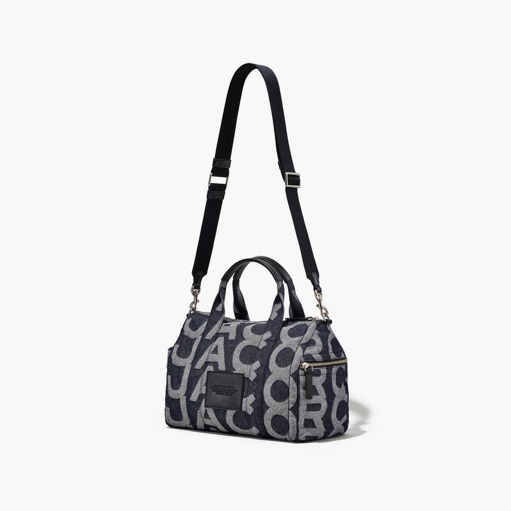 Bolsa Duffle Marc Jacobs Monogram Denim Mujer Azules | YLDM-64018