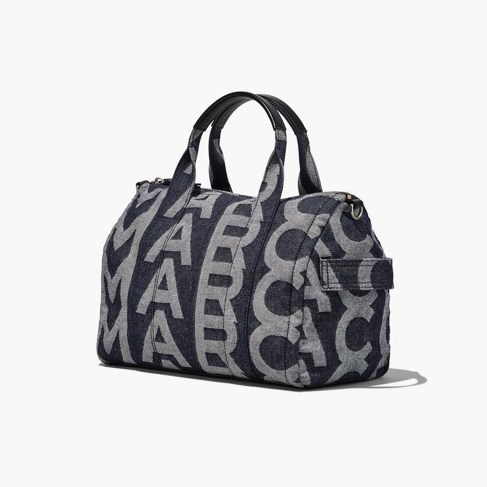 Bolsa Duffle Marc Jacobs Monogram Denim Mujer Azules | YLDM-64018