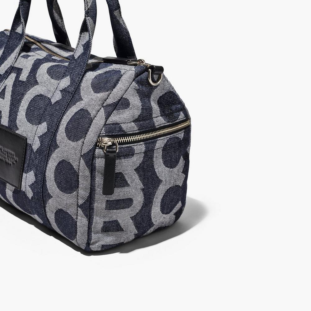 Bolsa Duffle Marc Jacobs Monogram Denim Mujer Azules | YLDM-64018