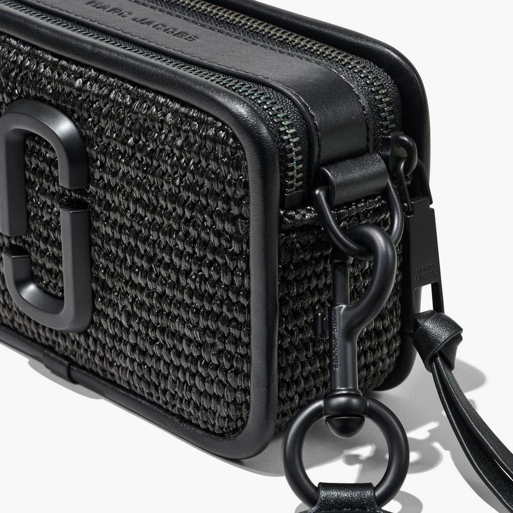 Bolsa Snapshot Marc Jacobs Woven DTM Mujer Negras | XBYJ-96513