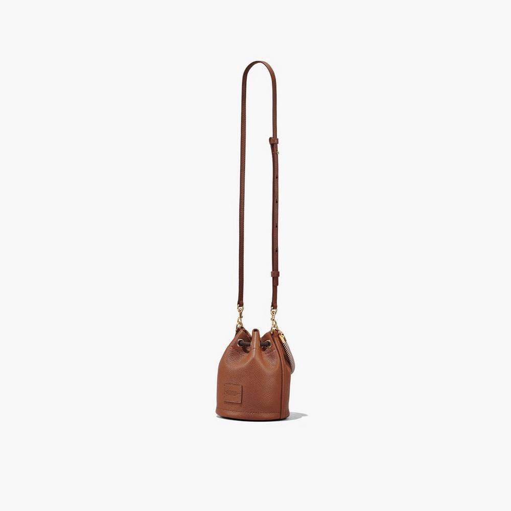 Bolso Saco Marc Jacobs Leather Micro Mujer Marrones | CFWY-49761