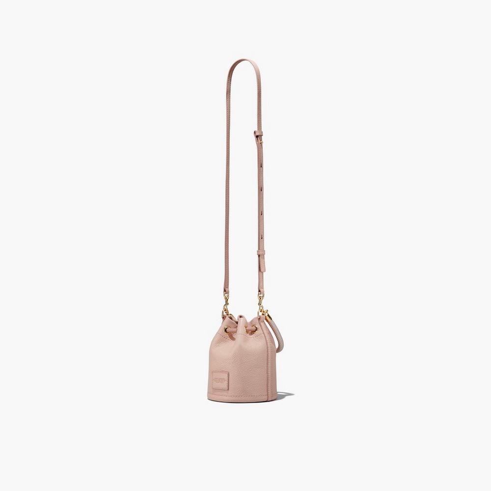 Bolso Saco Marc Jacobs Leather Micro Mujer Rosas | EJBG-42637