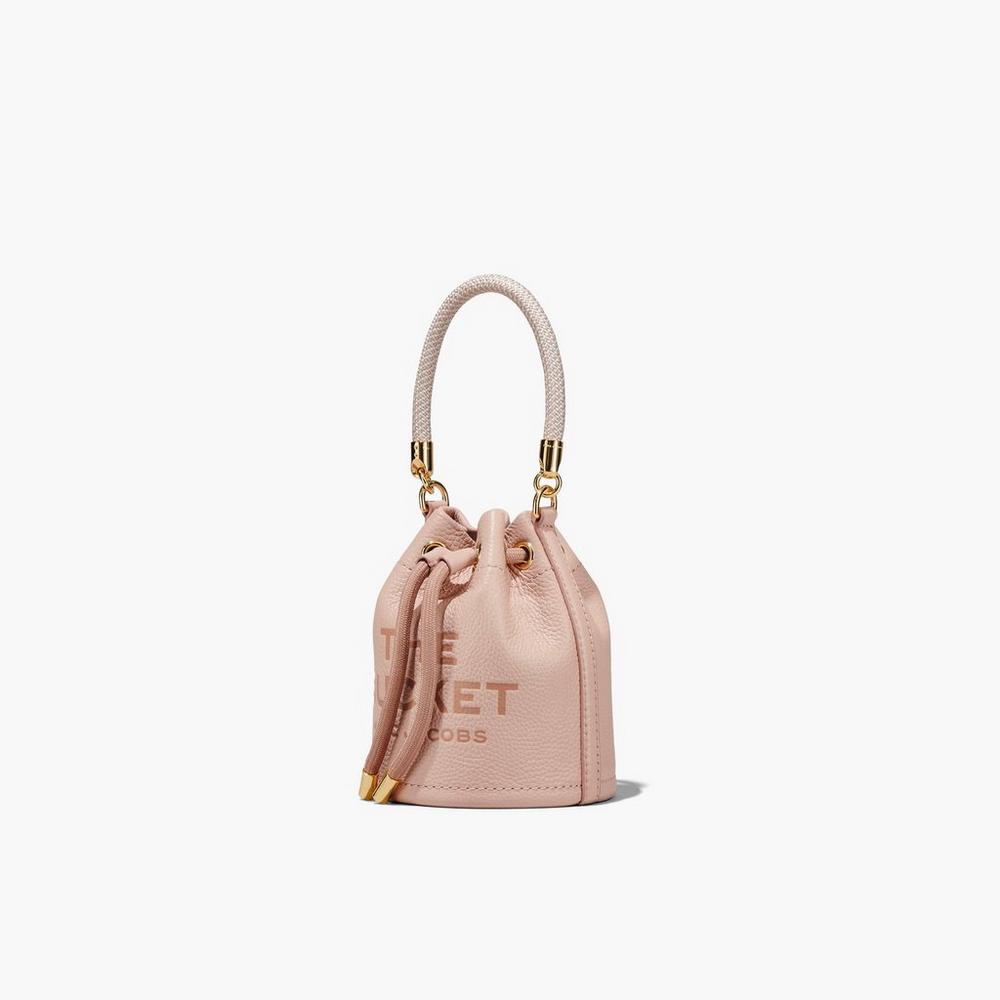 Bolso Saco Marc Jacobs Leather Micro Mujer Rosas | EJBG-42637