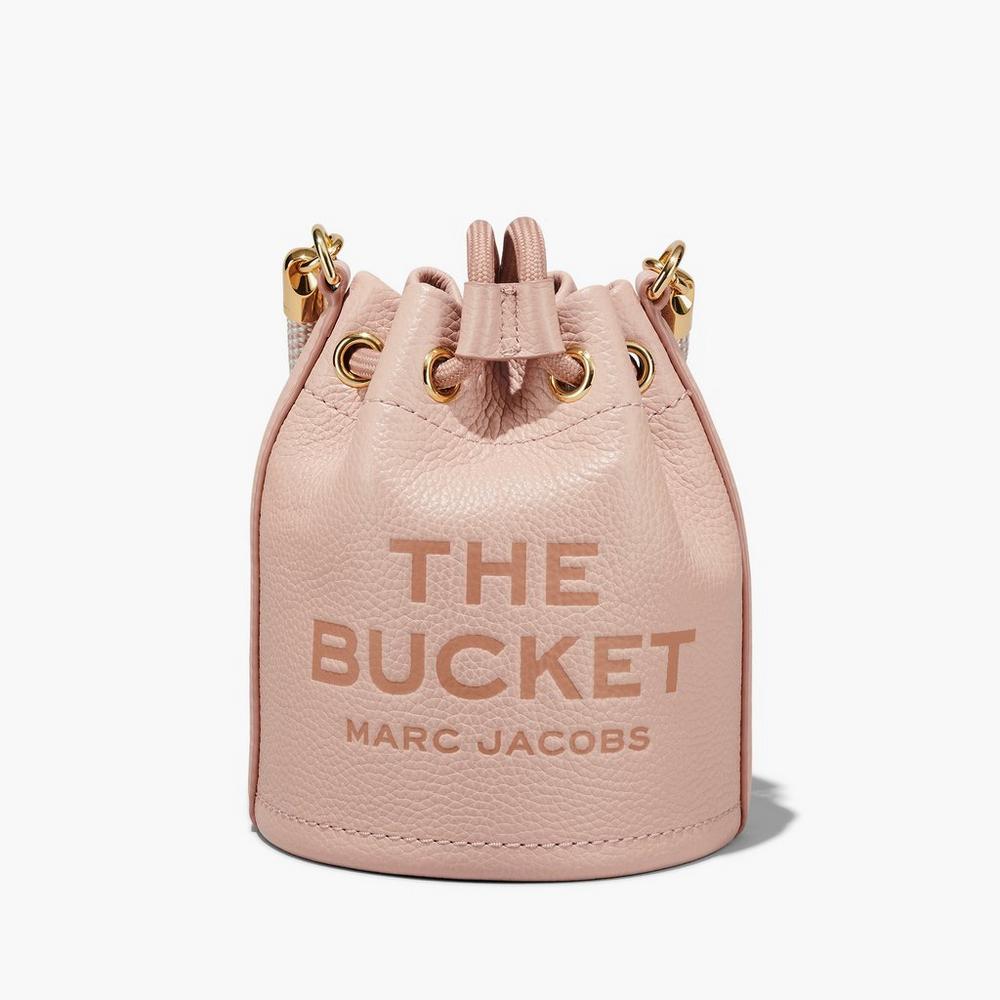 Bolso Saco Marc Jacobs Leather Micro Mujer Rosas | EJBG-42637