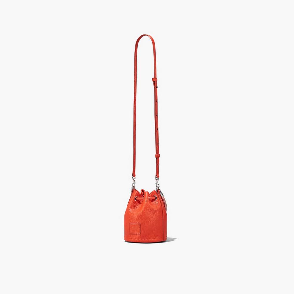 Bolso Saco Marc Jacobs Leather Micro Mujer Naranjas | PTYA-61280