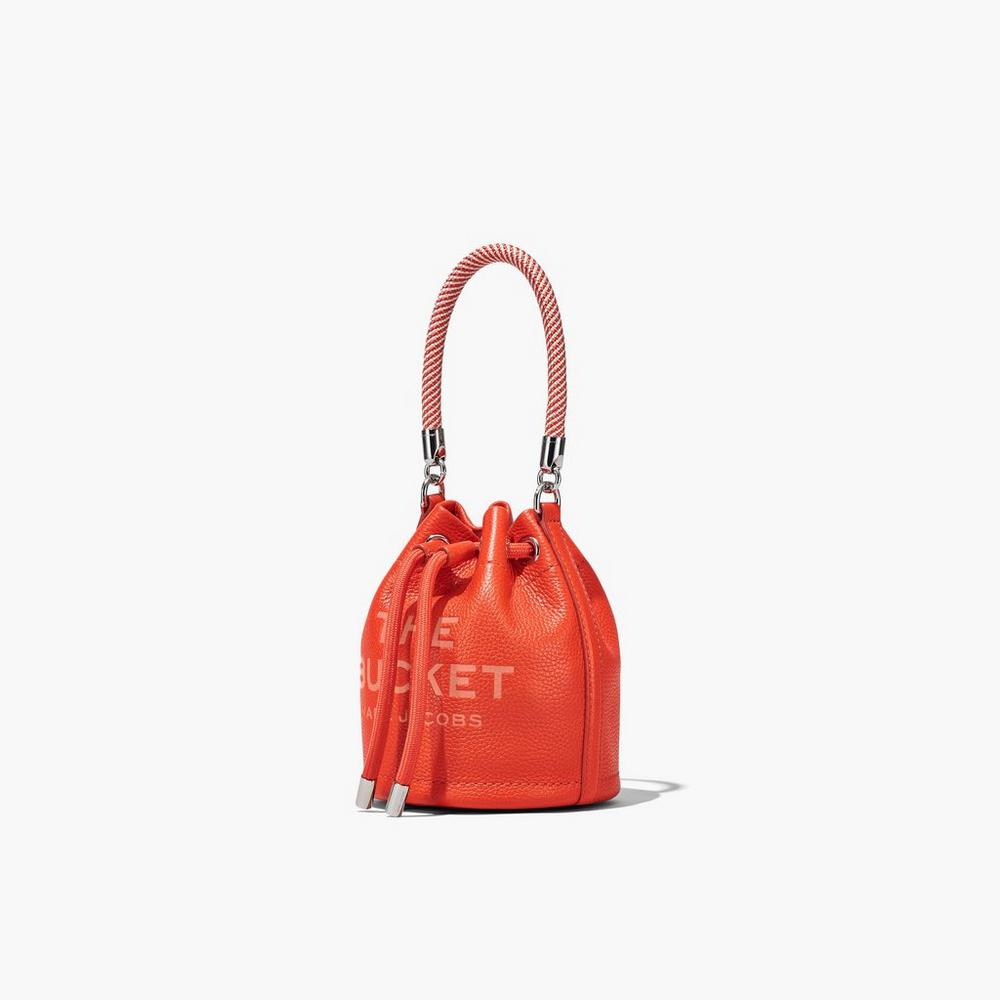 Bolso Saco Marc Jacobs Leather Micro Mujer Naranjas | PTYA-61280