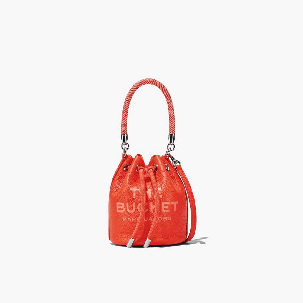 Bolso Saco Marc Jacobs Leather Micro Mujer Naranjas | PTYA-61280