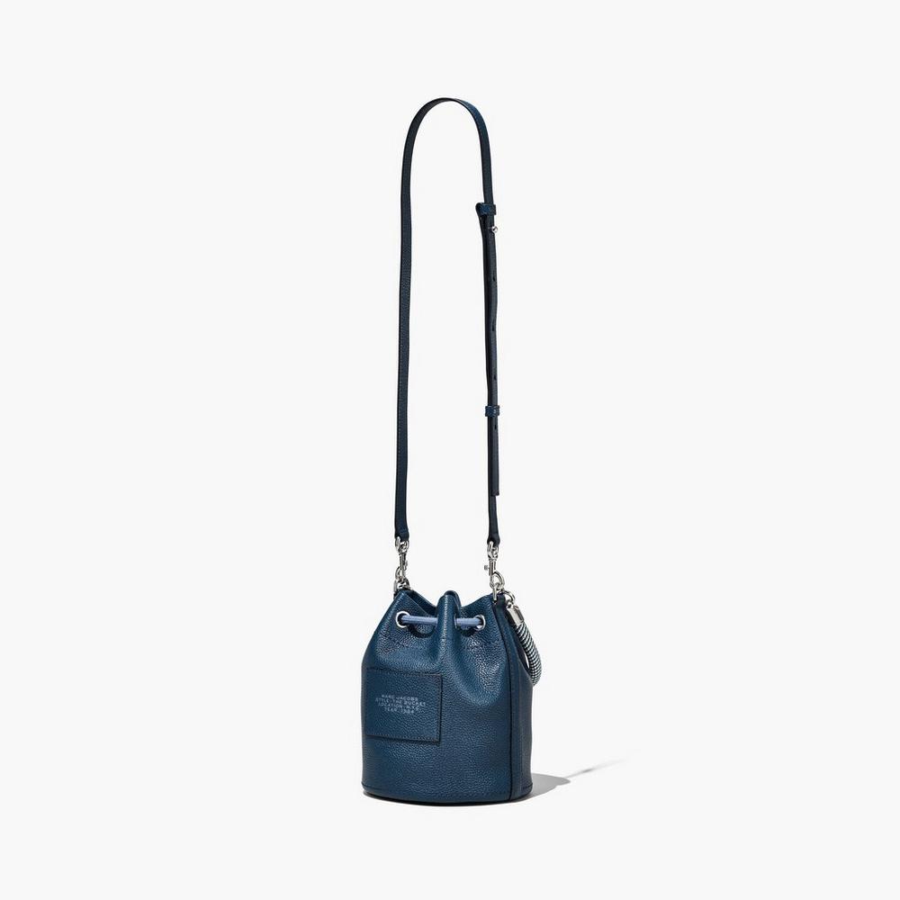 Bolso Saco Marc Jacobs Leather Mujer Azules | XIGD-14725