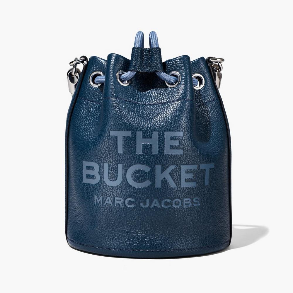 Bolso Saco Marc Jacobs Leather Mujer Azules | XIGD-14725