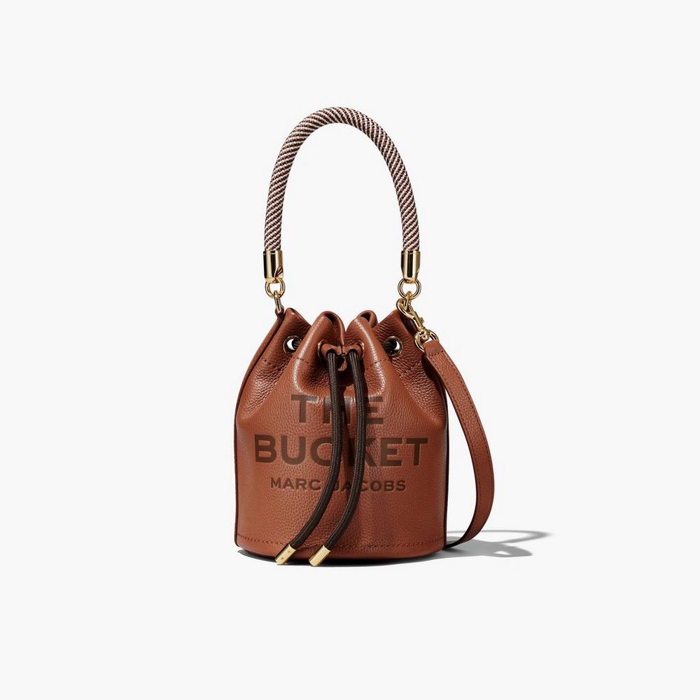 Bolso Saco Marc Jacobs Leather Mujer Marrones | IVBS-25073