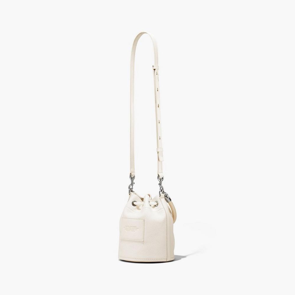 Bolso Saco Marc Jacobs Leather Mujer Plateadas | QWXO-74521