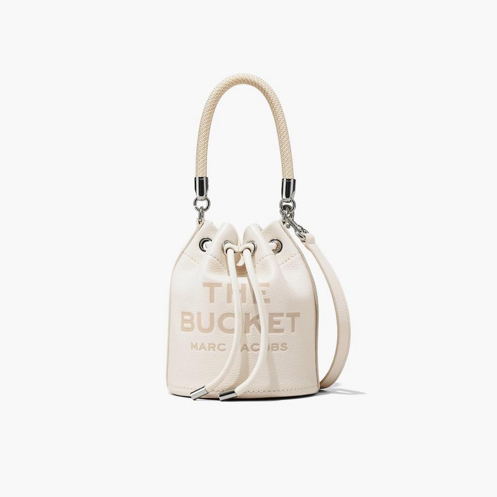 Bolso Saco Marc Jacobs Leather Mujer Plateadas | QWXO-74521