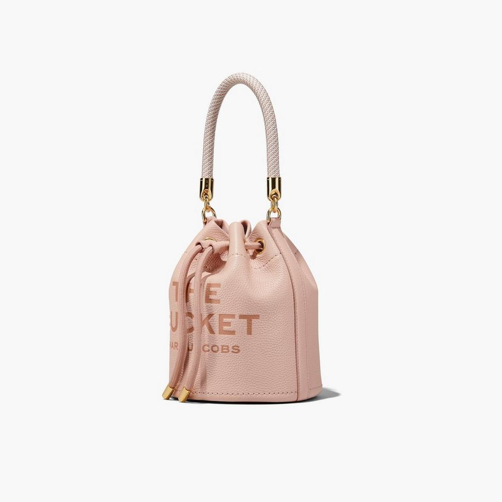 Bolso Saco Marc Jacobs Leather Mujer Rosas | YLSK-31786