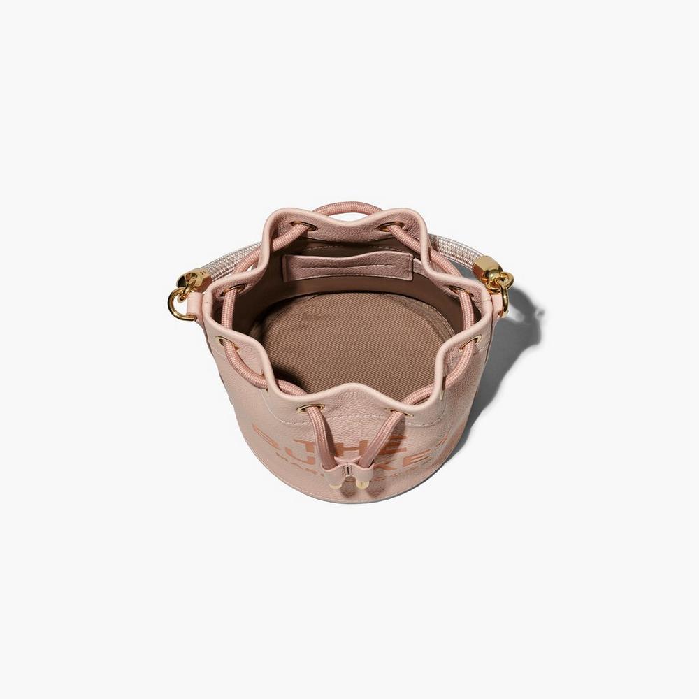 Bolso Saco Marc Jacobs Leather Mujer Rosas | YLSK-31786