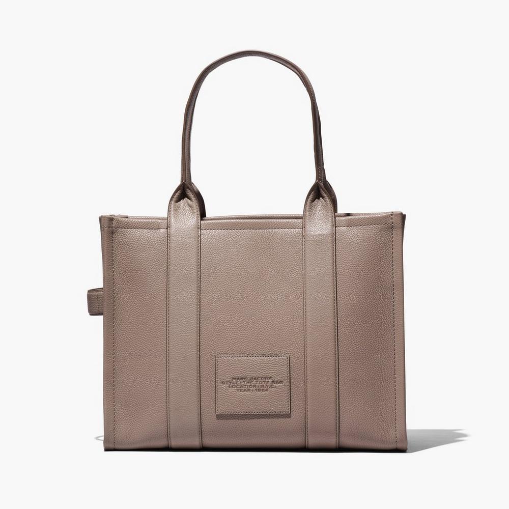 Bolso Tote Marc Jacobs Leather Large Mujer Marrones | ZCLQ-83056