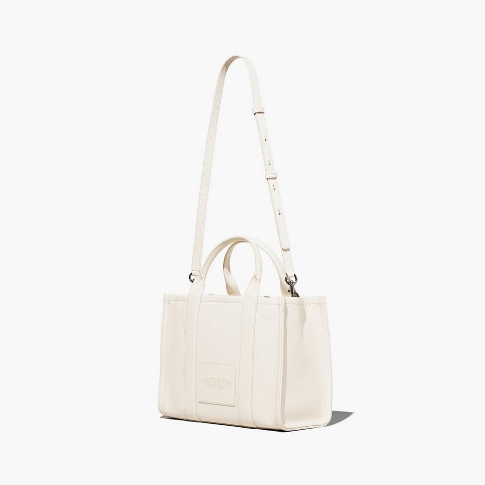 Bolso Tote Marc Jacobs Leather Medium Mujer Plateadas | JHCX-36014