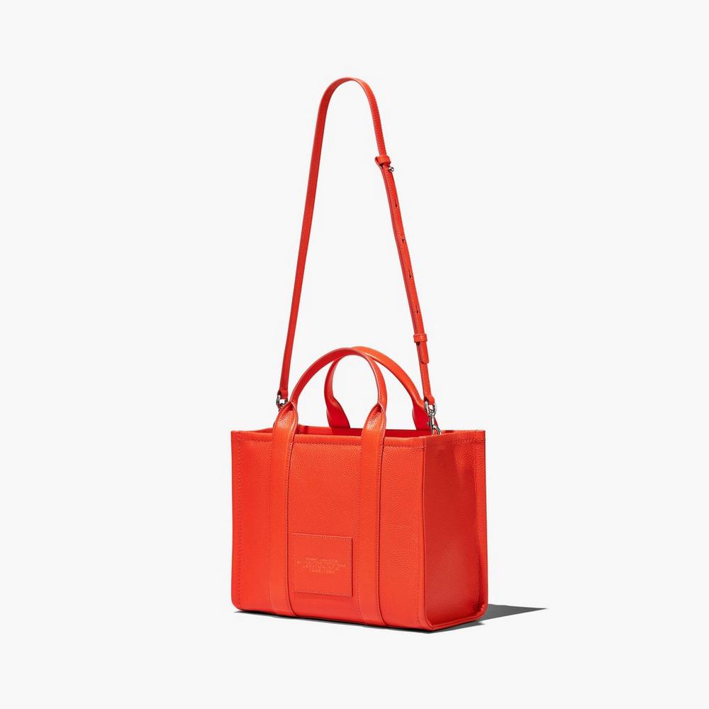 Bolso Tote Marc Jacobs Leather Medium Mujer Naranjas | UKZB-80795