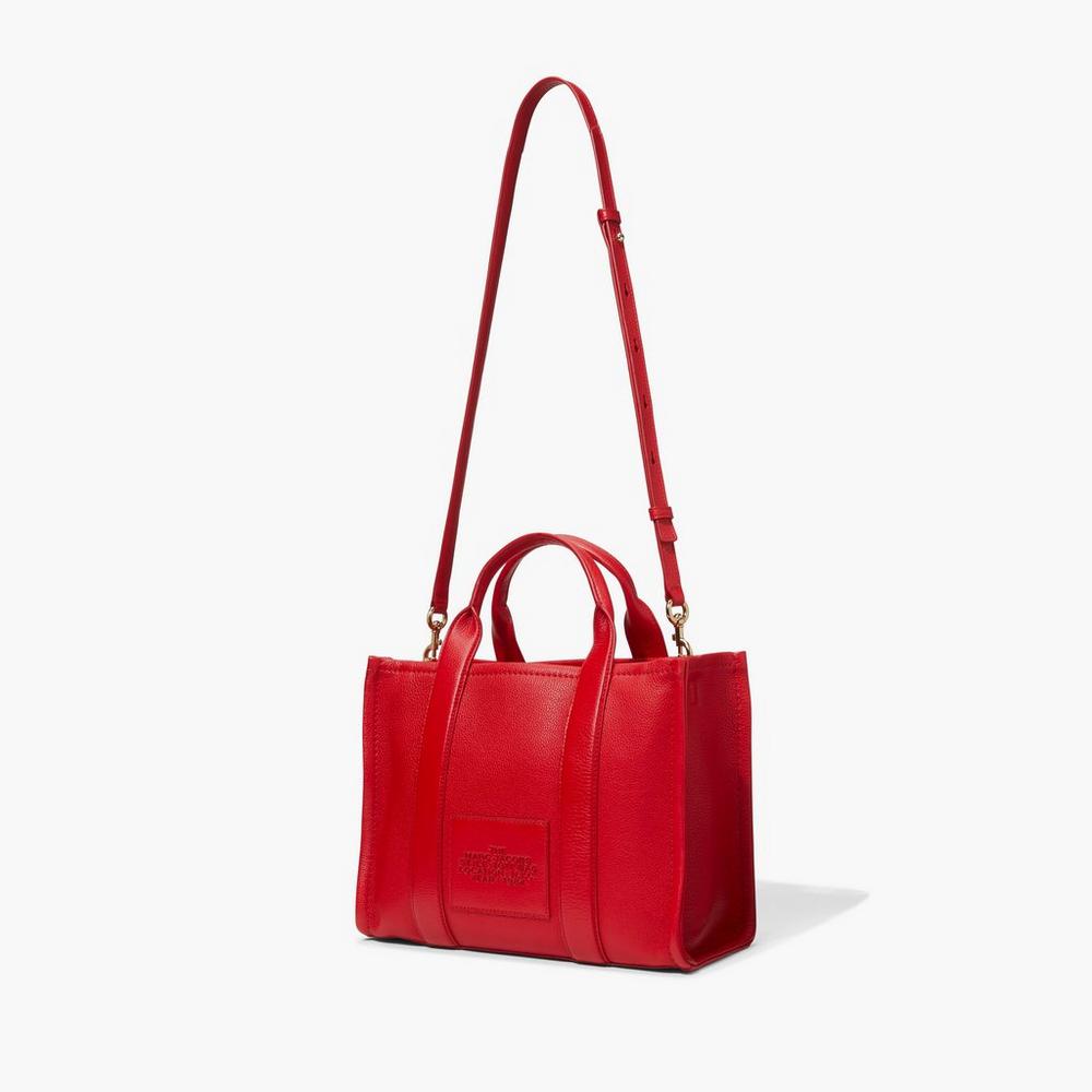 Bolso Tote Marc Jacobs Leather Medium Mujer Rojas | XZIR-39520