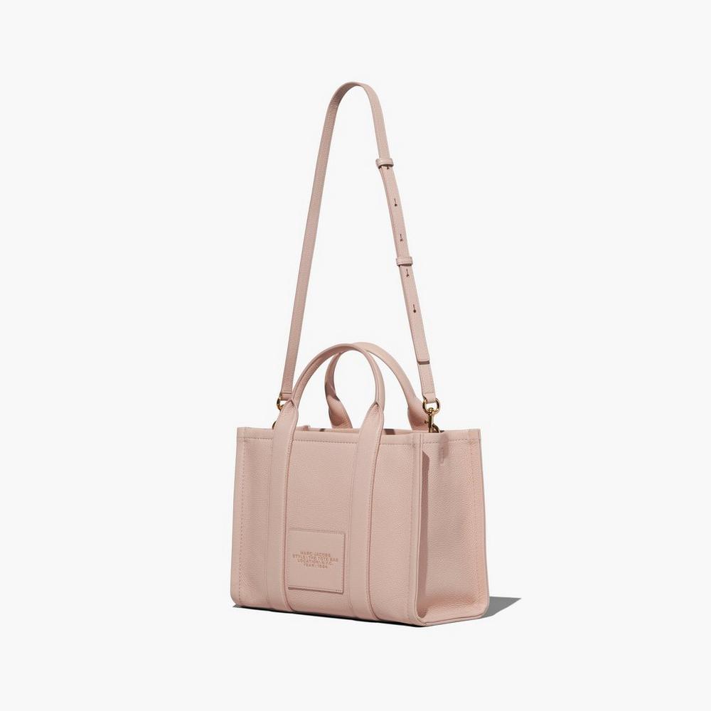 Bolso Tote Marc Jacobs Leather Medium Mujer Rosas | XZQY-19847