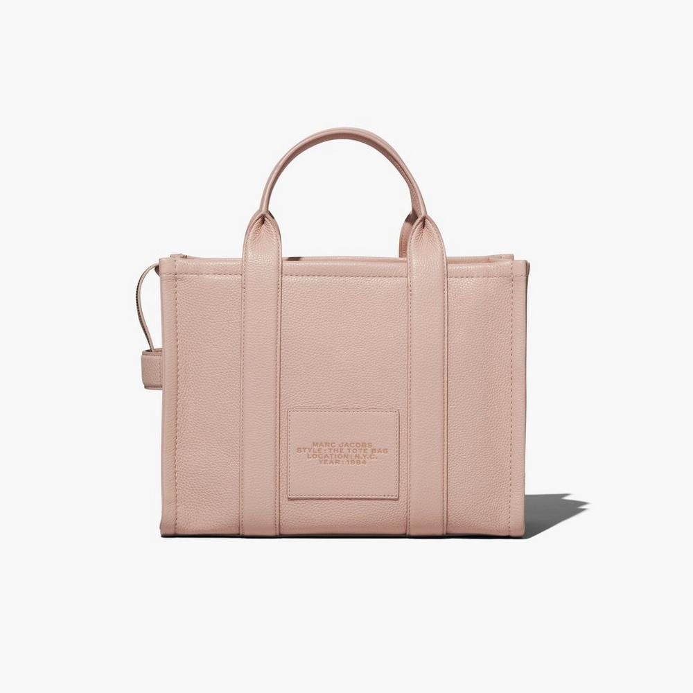 Bolso Tote Marc Jacobs Leather Medium Mujer Rosas | XZQY-19847