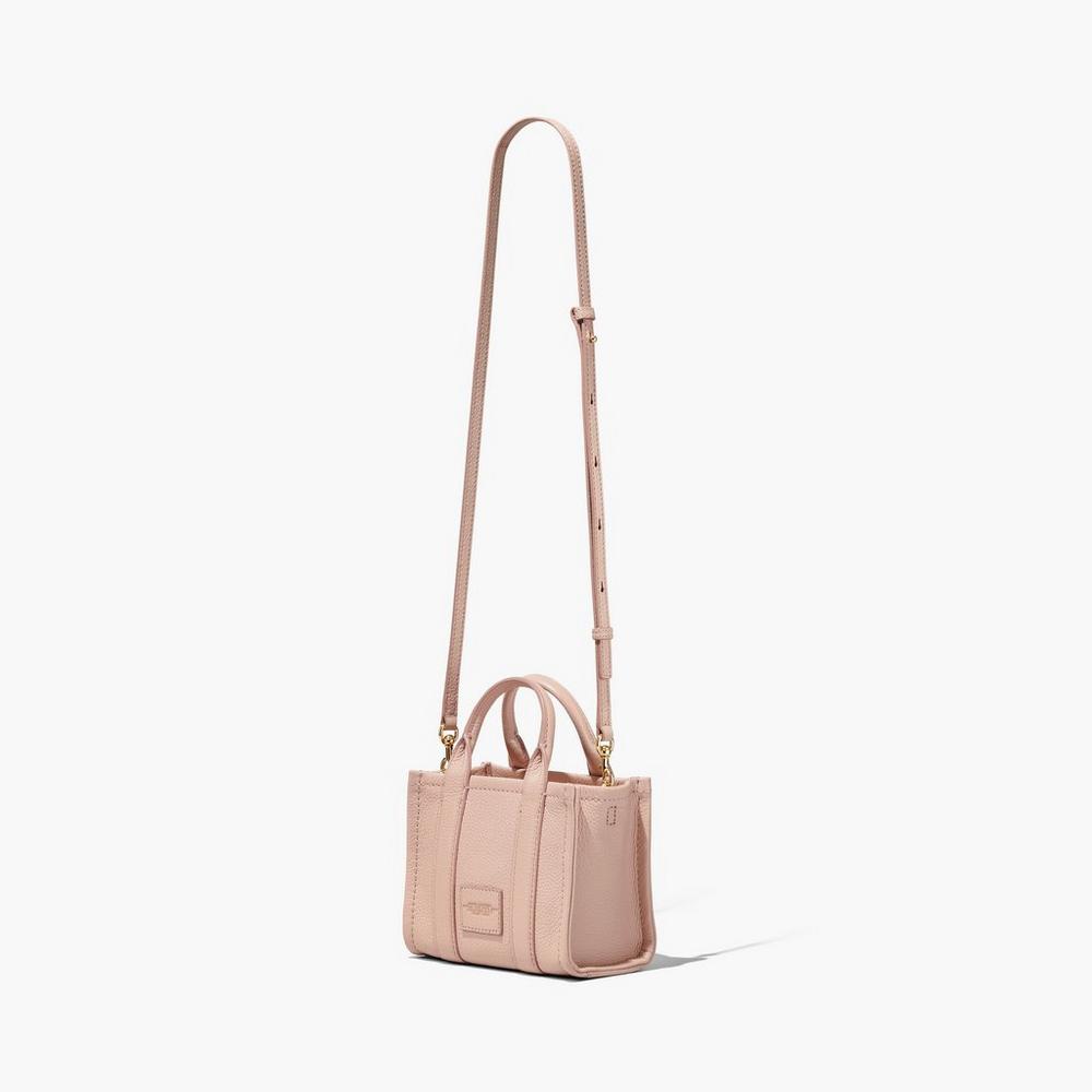 Bolso Tote Marc Jacobs Leather Micro Mujer Rosas | QTWC-56149