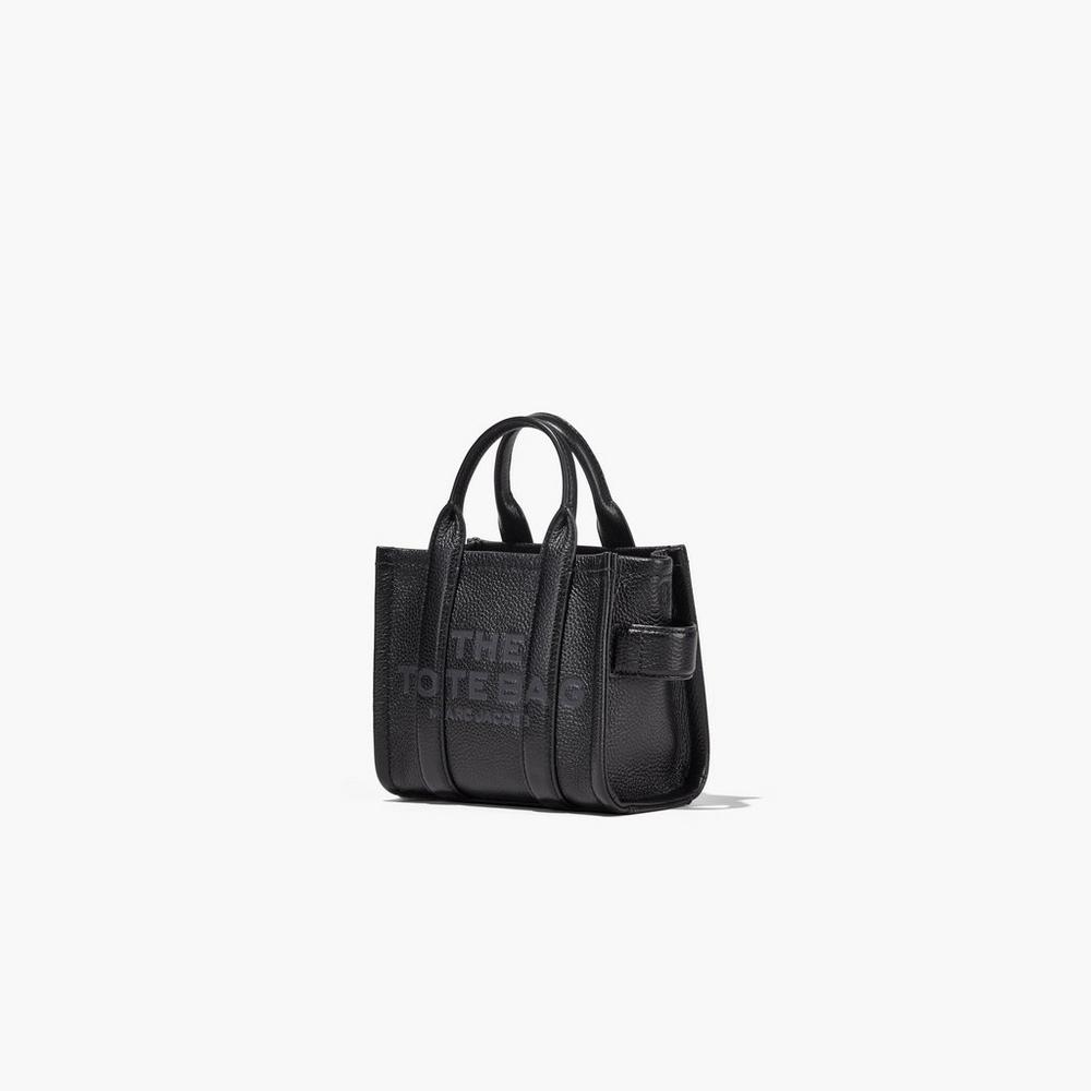 Bolso Tote Marc Jacobs Leather Micro Mujer Negras | SBTN-34651