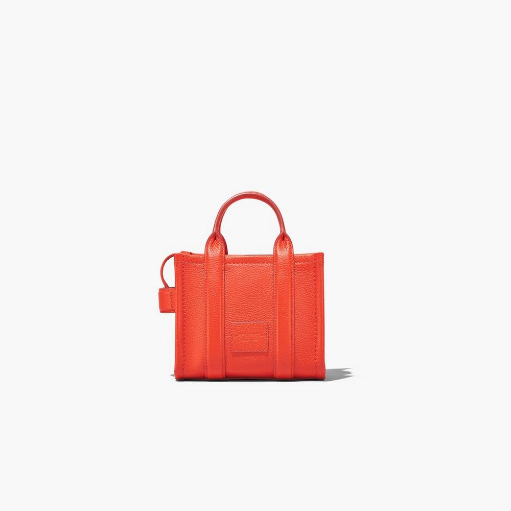 Bolso Tote Marc Jacobs Leather Micro Mujer Naranjas | UOJE-71492