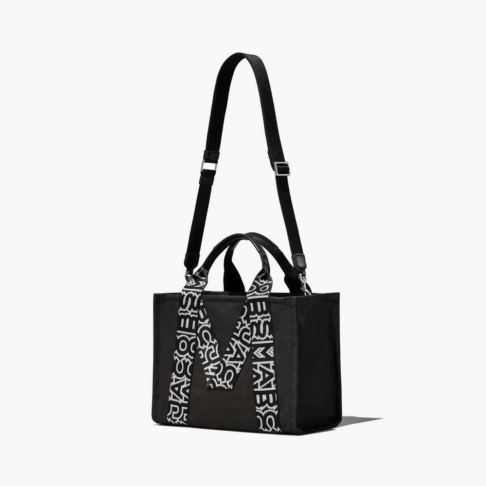 Bolso Tote Marc Jacobs M Medium Mujer Negras Blancas | BOEX-50821