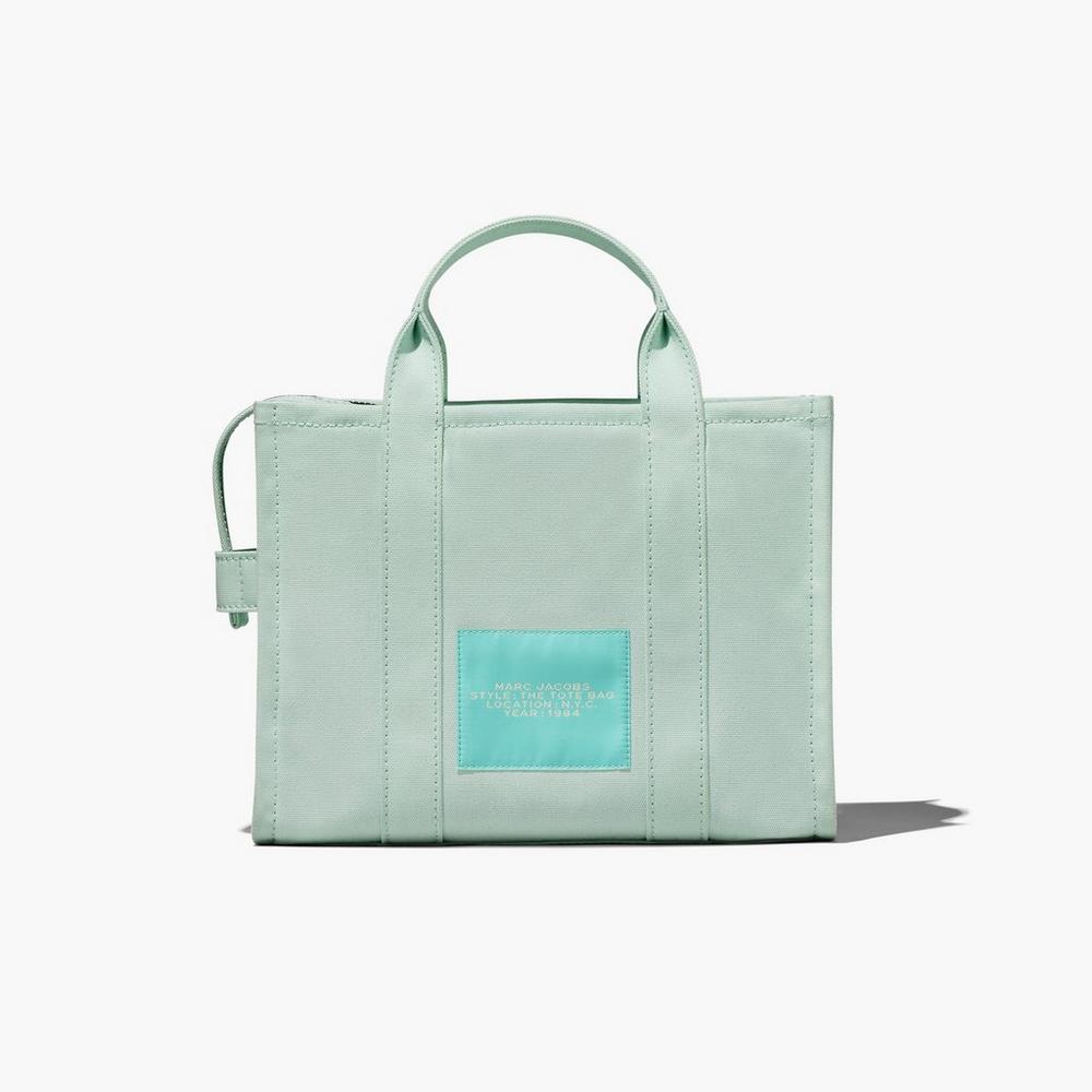 Bolso Tote Marc Jacobs Medium Mujer Paleturquoise | DGVU-87153