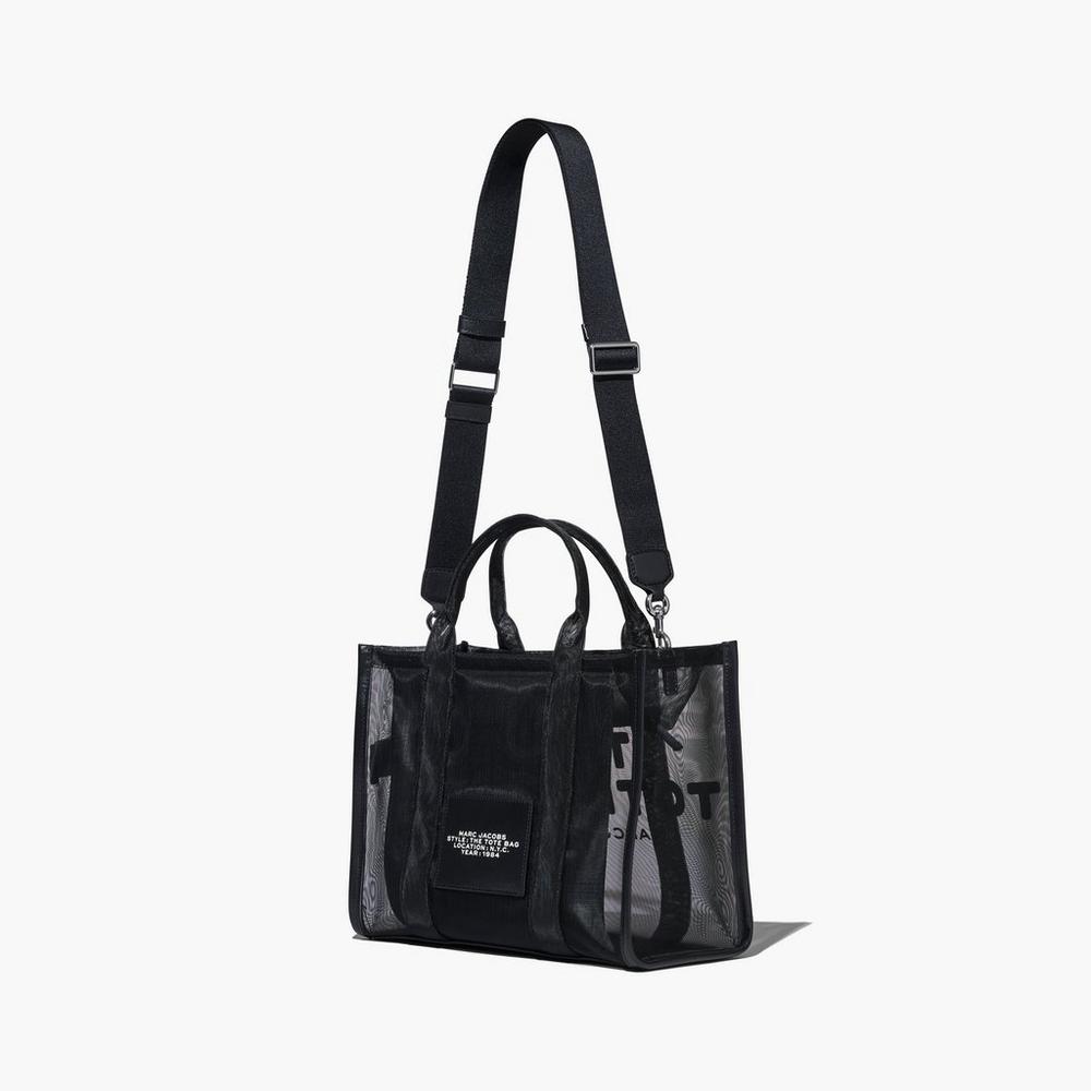 Bolso Tote Marc Jacobs Mesh Medium Mujer Negras | FMEB-76829