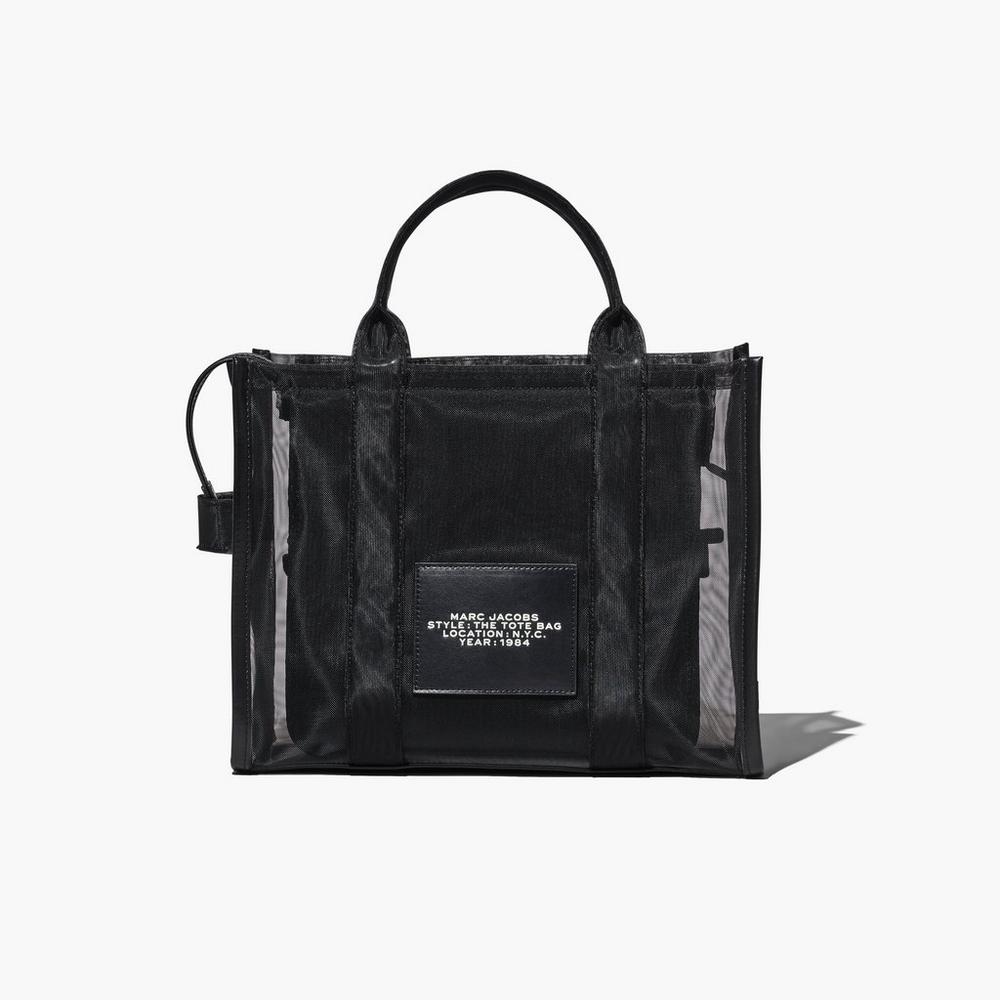 Bolso Tote Marc Jacobs Mesh Medium Mujer Negras | FMEB-76829