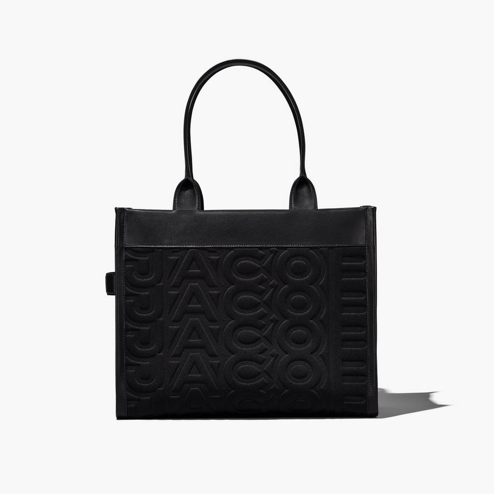 Bolso Tote Marc Jacobs Monogram Neoprene Large Mujer Negras | UCEI-97465