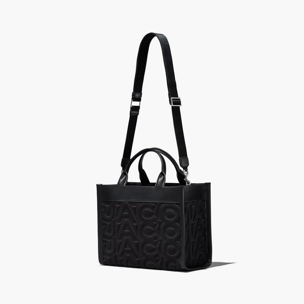 Bolso Tote Marc Jacobs Monogram Neoprene Medium Mujer Negras | ZEUF-41267