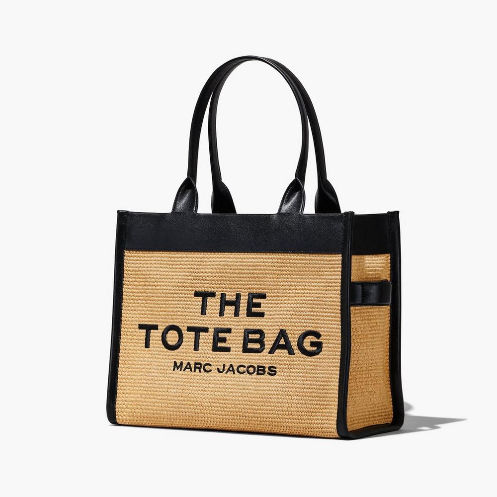 Bolso Tote Marc Jacobs Woven Large Mujer Navajowhite | DQGZ-91306